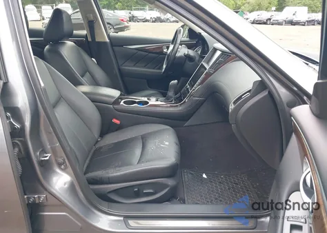 2018 Infiniti Q50 3.0T Luxe z USA, uszkodzony, nr VIN JN1EV7AR0JM434056